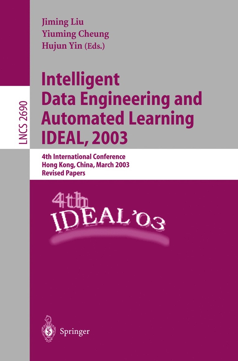 Intelligent Data Engineering and Automated Learning 1