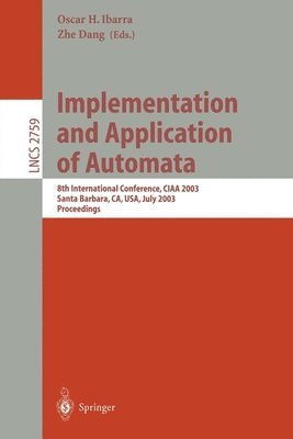 bokomslag Implementation and Application of Automata