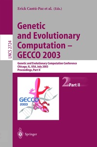 bokomslag Genetic and Evolutionary Computation - GECCO 2003