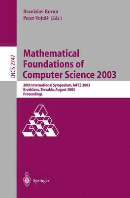 Mathematical Foundations of Computer Science 2003 1