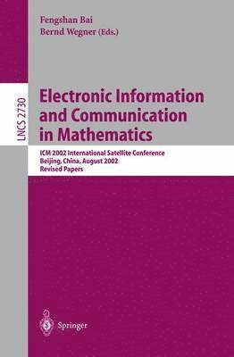 Electronic Information and Communication in Mathematics 1