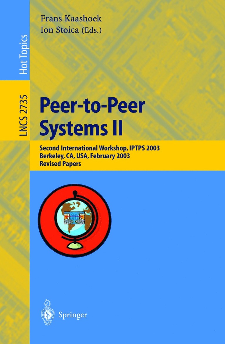 Frans Kaashoek, Ion Stoica - Peer-to-Peer Systems II, Häftad
