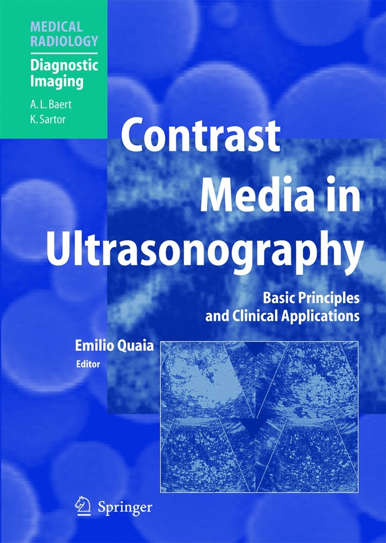 Emilio Quaia - Contrast Media in Ultrasonography, Inbunden