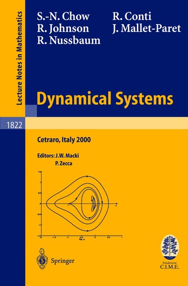 S.-N. Chow, Roberto Conti, R. Johnson, J. Mallet-Paret, R. Nussbaum, J. W. Macki, Pietro Zecca - Dynamical Systems, Häftad