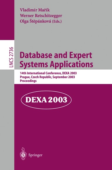 Vladimir Marik, Werner Retschitzegger, Olga Stepankova - Database and Expert Systems Applications, Häftad