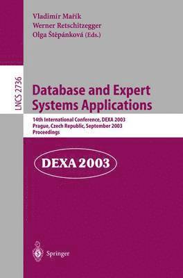 bokomslag Database and Expert Systems Applications