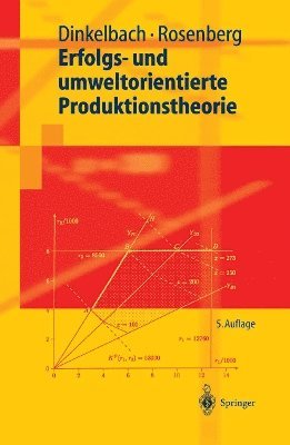 bokomslag Erfolgs- und umweltorientierte Produktionstheorie