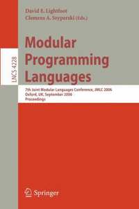 bokomslag Modular Programming Languages