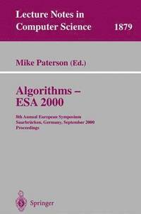 bokomslag Algorithms - ESA 2000