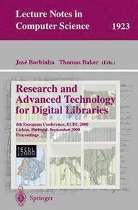 bokomslag Research and Advanced Technology for Digital Libraries