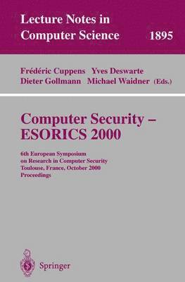 Computer Security - ESORICS 2000 1