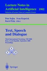 bokomslag Text, Speech and Dialogue