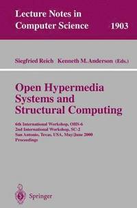 bokomslag Open Hypermedia Systems and Structural Computing