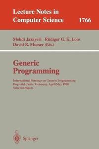 bokomslag Generic Programming