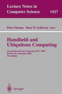 bokomslag Handheld and Ubiquitous Computing