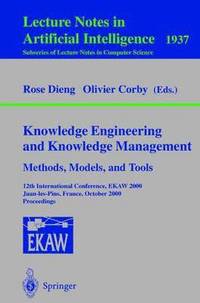 bokomslag Knowledge Engineering and Knowledge Management. Methods, Models, and Tools