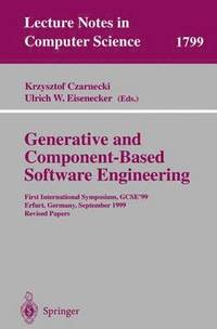 bokomslag Generative and Component-Based Software Engineering