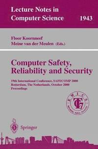 bokomslag Computer Safety, Reliability, and Security