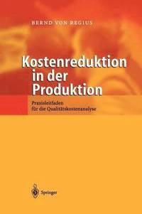 bokomslag Kostenreduktion in der Produktion