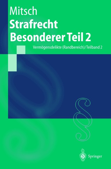 Wolfgang Mitsch - Strafrecht Besonderer Teil 2, Häftad