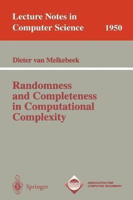 bokomslag Randomness and Completeness in Computational Complexity