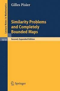 bokomslag Similarity Problems and Completely Bounded Maps