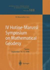 bokomslag IV Hotine-Marussi Symposium on Mathematical Geodesy