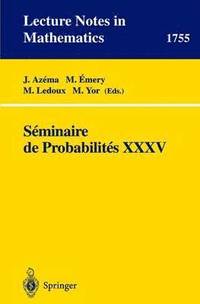 bokomslag Seminaire de Probabilites XXXV