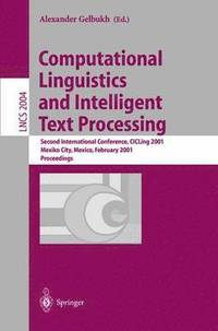 bokomslag Computational Linguistics and Intelligent Text Processing