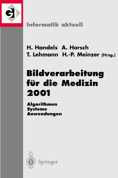 Heinz Handels, Alexander Horsch, Thomas Lehmann, Hans-Peter Meinzer - Bildverarbeitung für die Medizin 2001, Häftad
