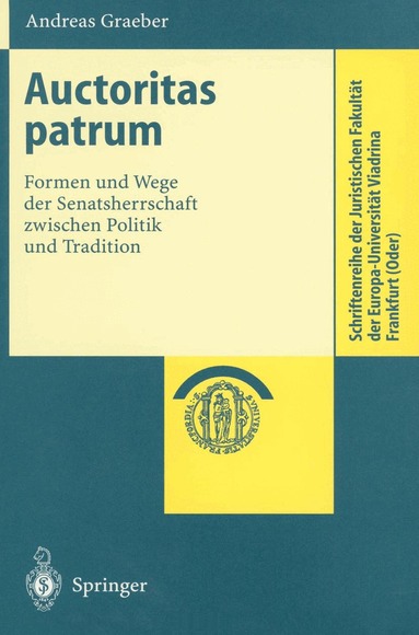 Andreas Graeber - Auctoritas patrum, Häftad