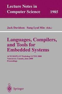 bokomslag Languages, Compilers, and Tools for Embedded Systems