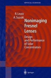 bokomslag Nonimaging Fresnel Lenses