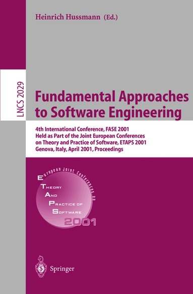 Heinrich Hussmann - Fundamental Approaches to Software Engineering, Häftad