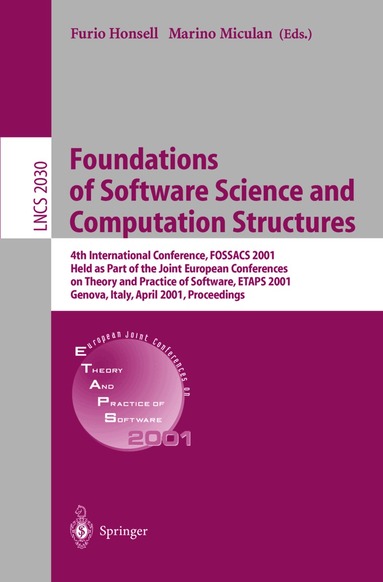 Furio Honsell, Marino Miculan - Foundations of Software Science and Computation Structures, Häftad