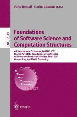 bokomslag Foundations of Software Science and Computation Structures