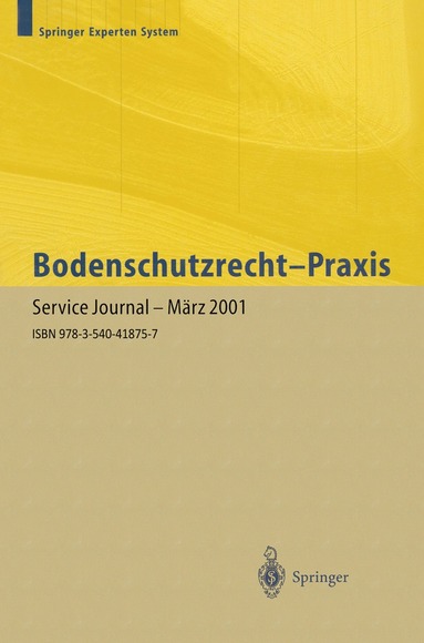 bokomslag Bodenschutzrecht  Praxis