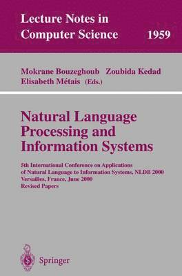 Natural Language Processing and Information Systems 1