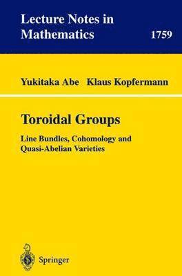 Toroidal Groups 1