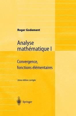 bokomslag Analyse mathématique I