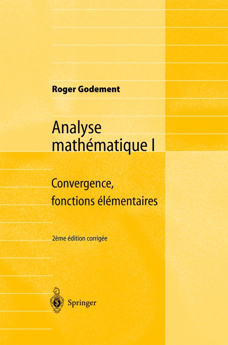 Analyse mathmatique I 1