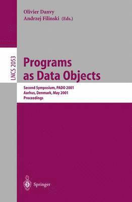 bokomslag Programs as Data Objects