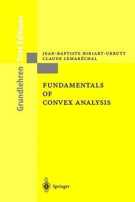 Fundamentals of Convex Analysis 1