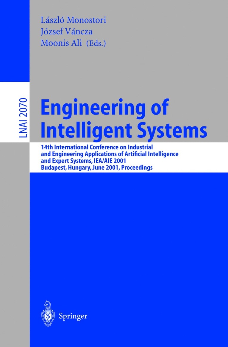 Laszlo Monostori, Jozsef Vancza, Moonis Ali - Engineering of Intelligent Systems, Häftad