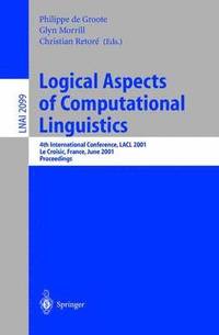 bokomslag Logical Aspects of Computational Linguistics