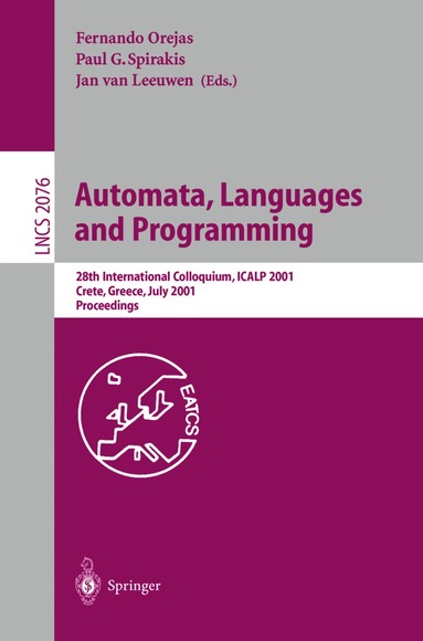 Fernando Orejas, Paul G. Spirakis, Jan van Leeuwen - Automata, Languages and Programming, Häftad