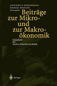 bokomslag Beitrage Zur Mikro- Und Zur Makrookonomik