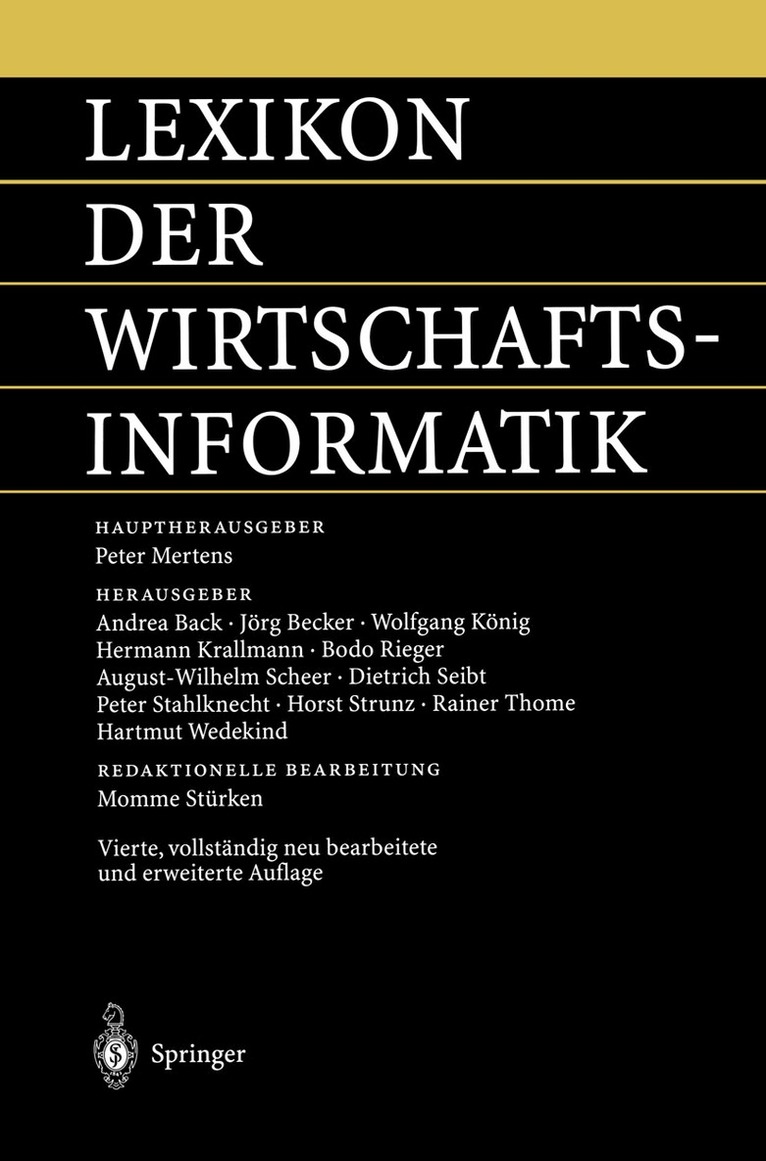 Lexikon der Wirtschaftsinformatik
