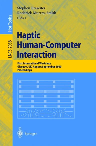 bokomslag Haptic Human-Computer Interaction