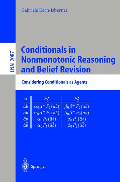 Gabriele Kern-Isberner - Conditionals in Nonmonotonic Reasoning and Belief Revision, Häftad